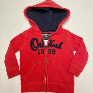 Osh kosh red hoodie
